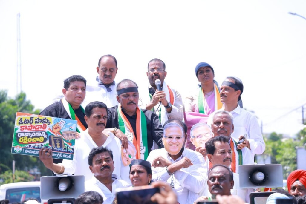 —జ్ఞానేశ్వర్ కుమార్‌పై తక్షణమే చర్యలు తీసుకోవాలి: ఎమ్మెల్యే నాయిని రాజేందర్ రెడ్డి .. —హనుమకొండ డీసీసీ ఆధ్వర్యంలో చేపట్టిన నిరసన కార్యక్రమంలో పాల్గొన్న ఎమ్మెల్యేలు ,ఎంపీ..