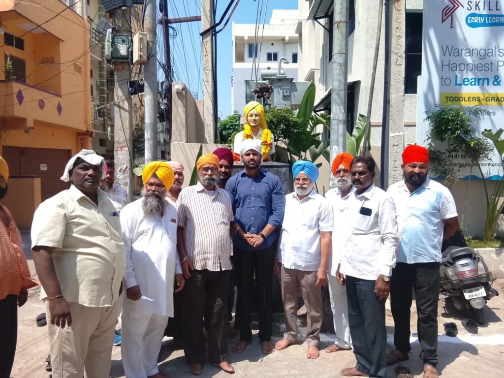 భగత్ సింగ్ జయంతి సందర్భంగా ఆయన విగ్రహానికి నివాళులర్పించిన కాంగ్రెస్ రాష్ట్ర యువజన నాయకులు విష్ణు వర్ధన్ రెడ్డి ….