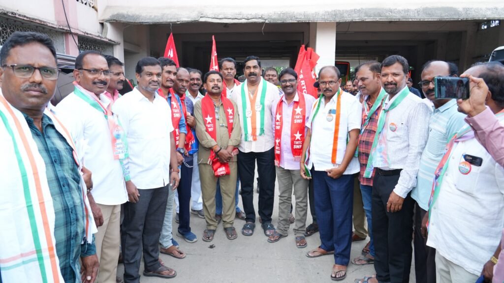 -ఆర్టీసీ యూనియన్ ఎన్నికల ప్రచారంలో ఎమ్మెల్యే కేఆర్ నాగరాజు …