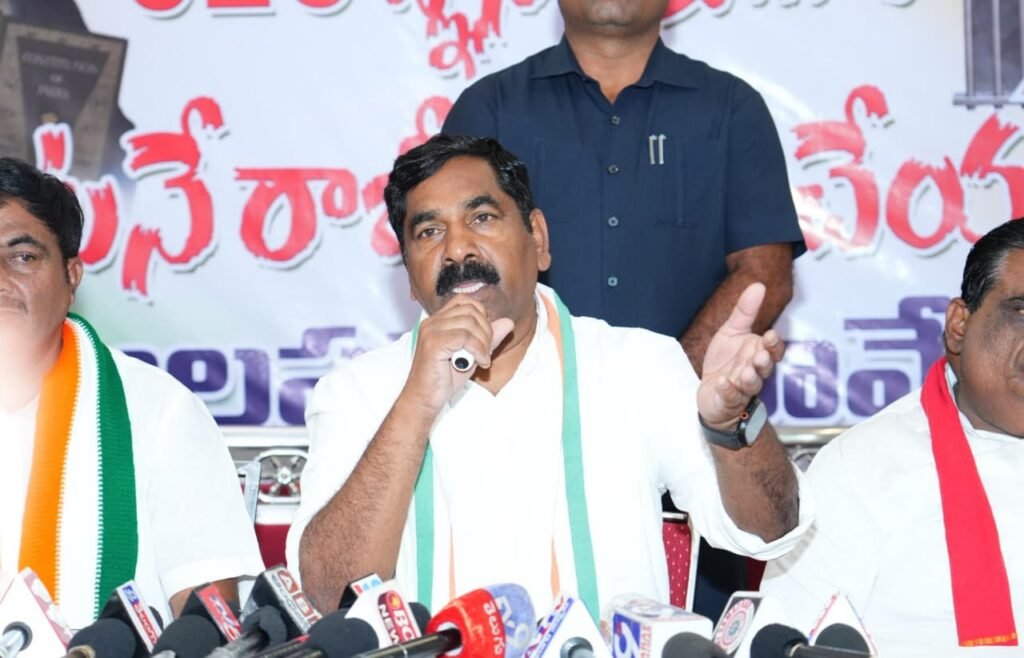 CEC జ్ఞానేశ్ కుమార్ వెంటనే రాజీనామా చేయాలి… -ప్రజాస్వామ్య పరిరక్షణకు కాంగ్రెస్ పార్టీ నిరంతరం పోరాడుతుంది: ఎమ్మెల్యే కేఆర్ నాగరాజు…