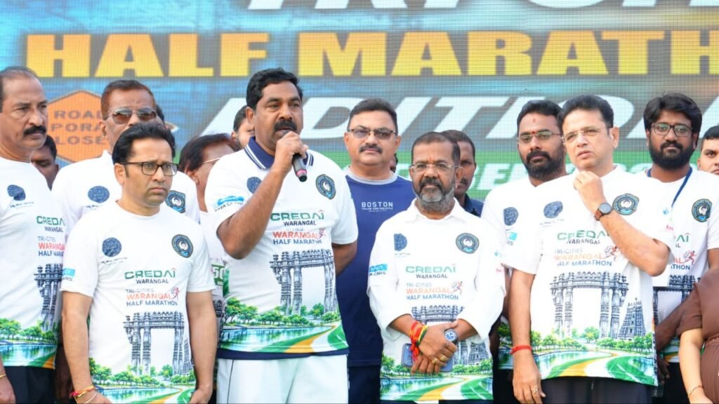 –ట్రై సిటీస్ హాఫ్ మారథాన్ – 2026లో పాల్గొన్న ఎమ్మెల్యే కేఆర్ నాగరాజు…
