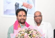 —బీఆర్ఎస్ వర్కింగ్ ప్రెసిడెంట్ కేటీఆర్ కి దసరా శుభాకాంక్షలు తెలిపిన: ఎంపీ రవిచంద్ర…