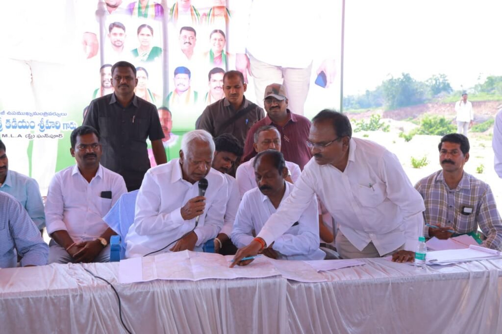 నీటి పారుదల శాఖ అధికారులు అన్ని శాఖలను సమన్వయం చేసుకొని త్వరితగతిన పనులు పూర్తి చేయాలి….. ఎమ్మెల్యే కడియం శ్రీహరి 