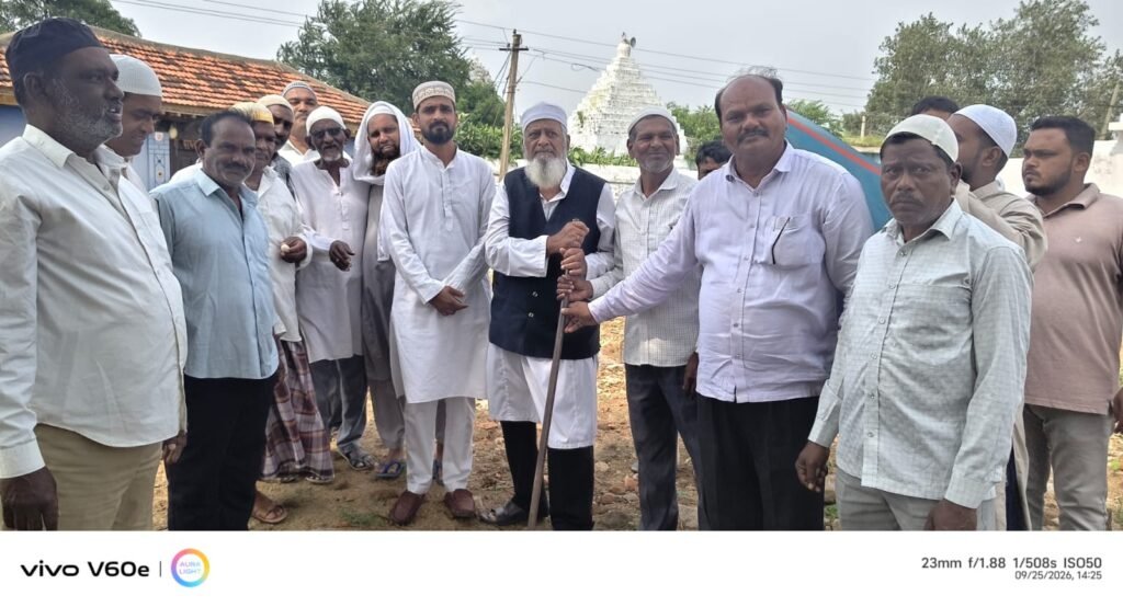 మైనార్టీ భవనానికి భూమి విరాళం.. ఎండి ఎదుల్‌కు అభినందనలు