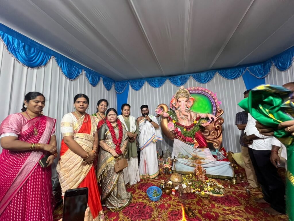 భక్తిశ్రద్ధల మధ్య వినాయక మండపాల్లో నాయిని నీలిమ రాజేందర్ రెడ్డి సందడి…