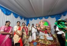 భక్తిశ్రద్ధల మధ్య వినాయక మండపాల్లో నాయిని నీలిమ రాజేందర్ రెడ్డి సందడి…