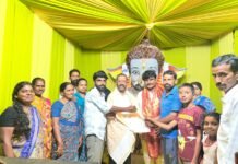 గణనాధులకు ప్రత్యేక పూజలు చేసిన హన్మకొండ ఎమ్మెల్యే నాయిని..