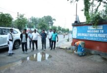 -అభివృద్ధి పనుల పురోగతిని పరిశీలించిన బల్దియా కమిషనర్ వెంకన్న
