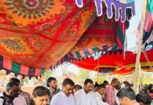 శ్రీ పెద్దమ్మ దేవి అన్నప్రసాదం కార్యక్రమంలో పాల్గొన్న మున్సిపల్ చైర్పర్సన్ ఇప్ప ఉమారాణి